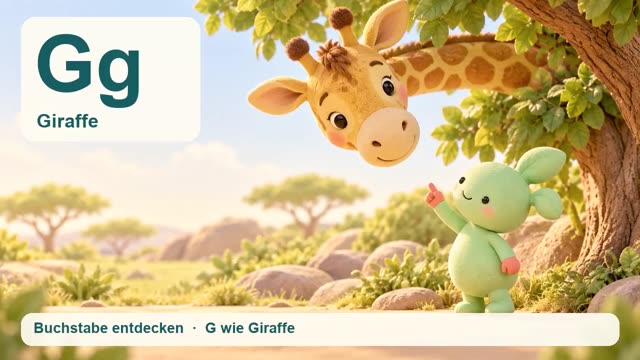 Giraffe mit Fini
