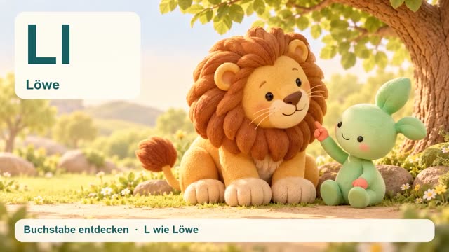 Löwe mit Fini