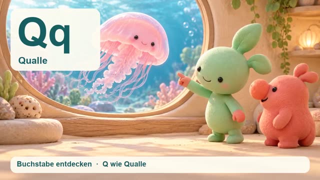 Qualle mit Fini