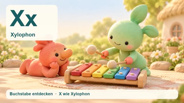 Xylophon mit Fini