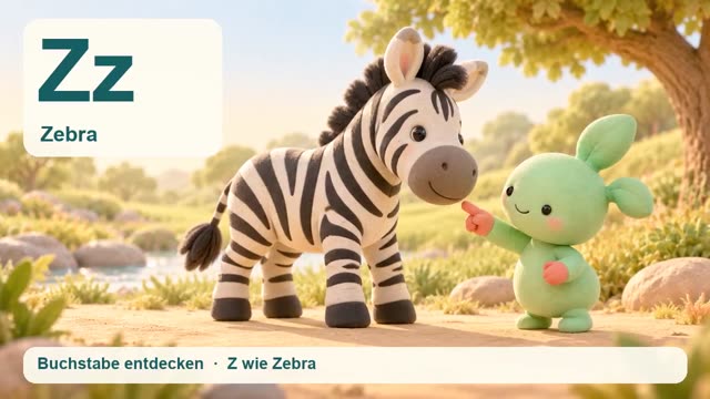 Zebra mit Fini